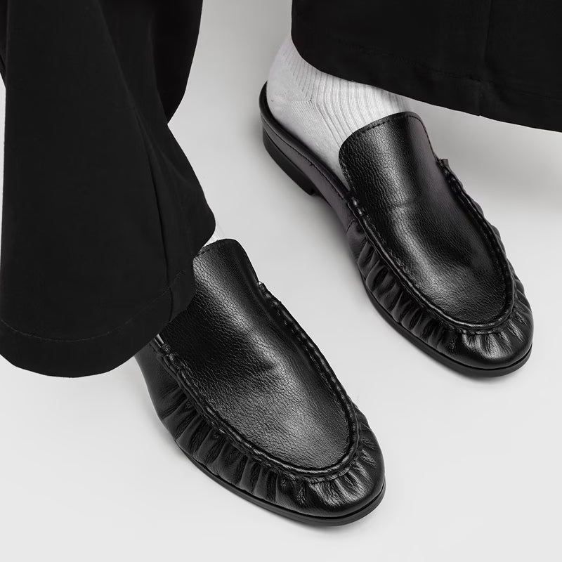 MOCASSINO SLINGBACK ARRICCIATO
