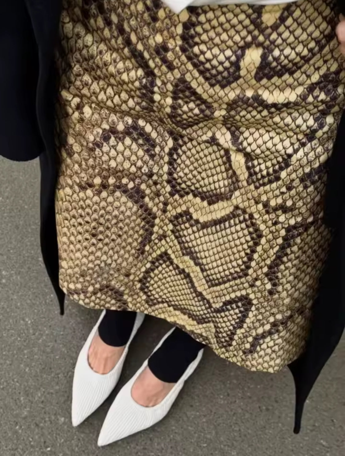 GONNA IN ECOPELLE PITONATA