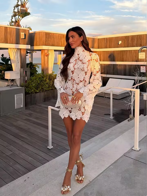 MINIABITO IN PIZZO BIANCO