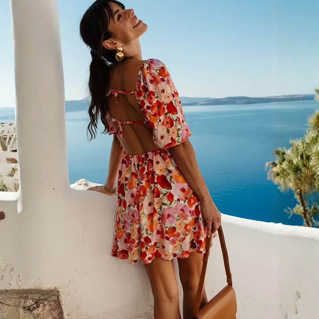 VESTITO MINI FLOREALE