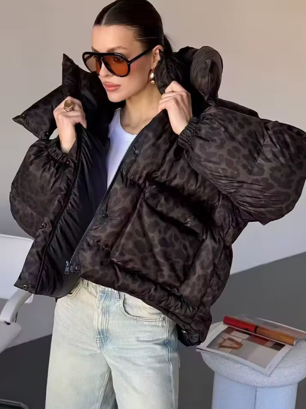 PIUMINO CORTO ANIMALIER