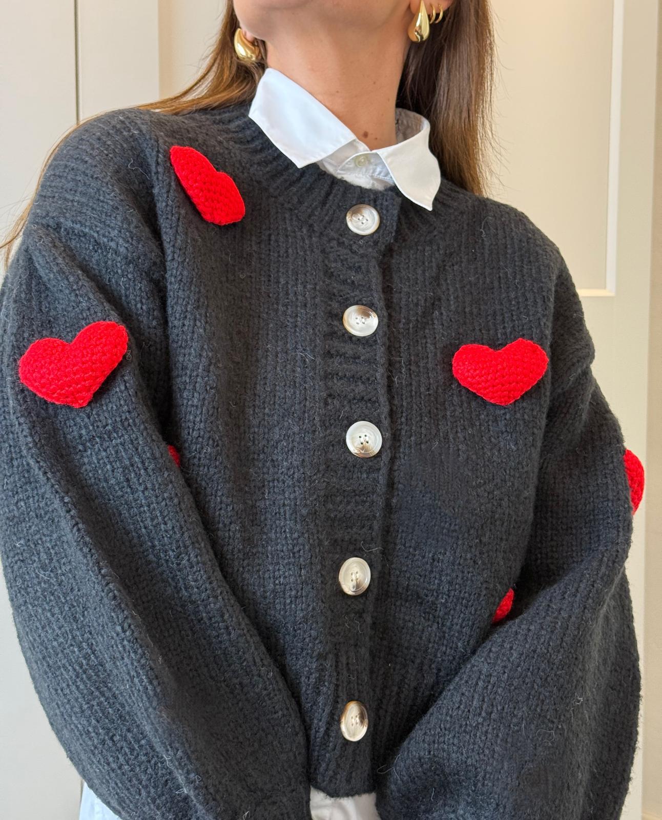 CARDIGAN CUORI