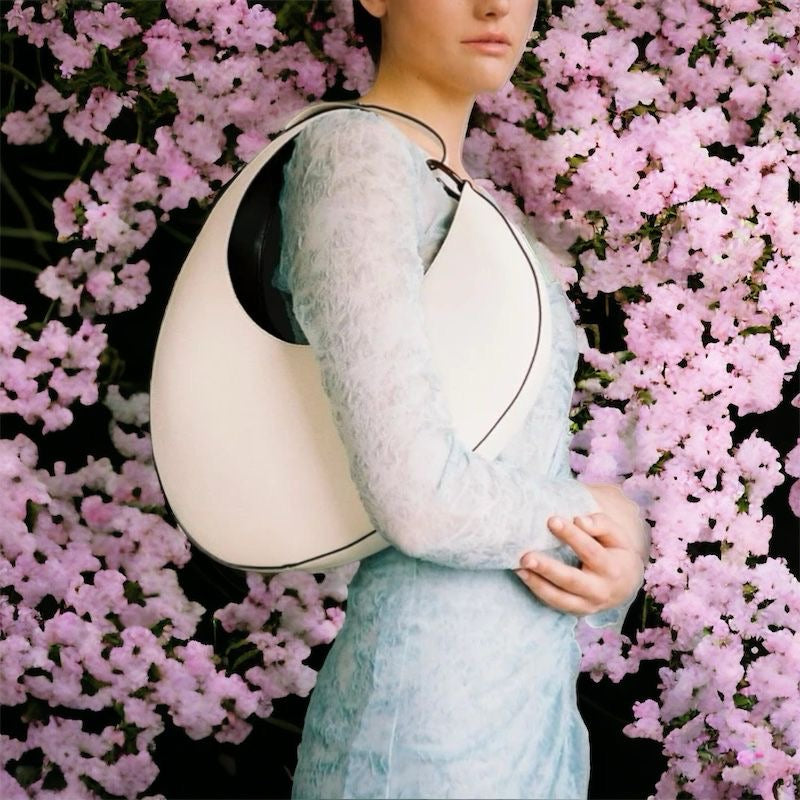 BORSA A SPALLA OVALE