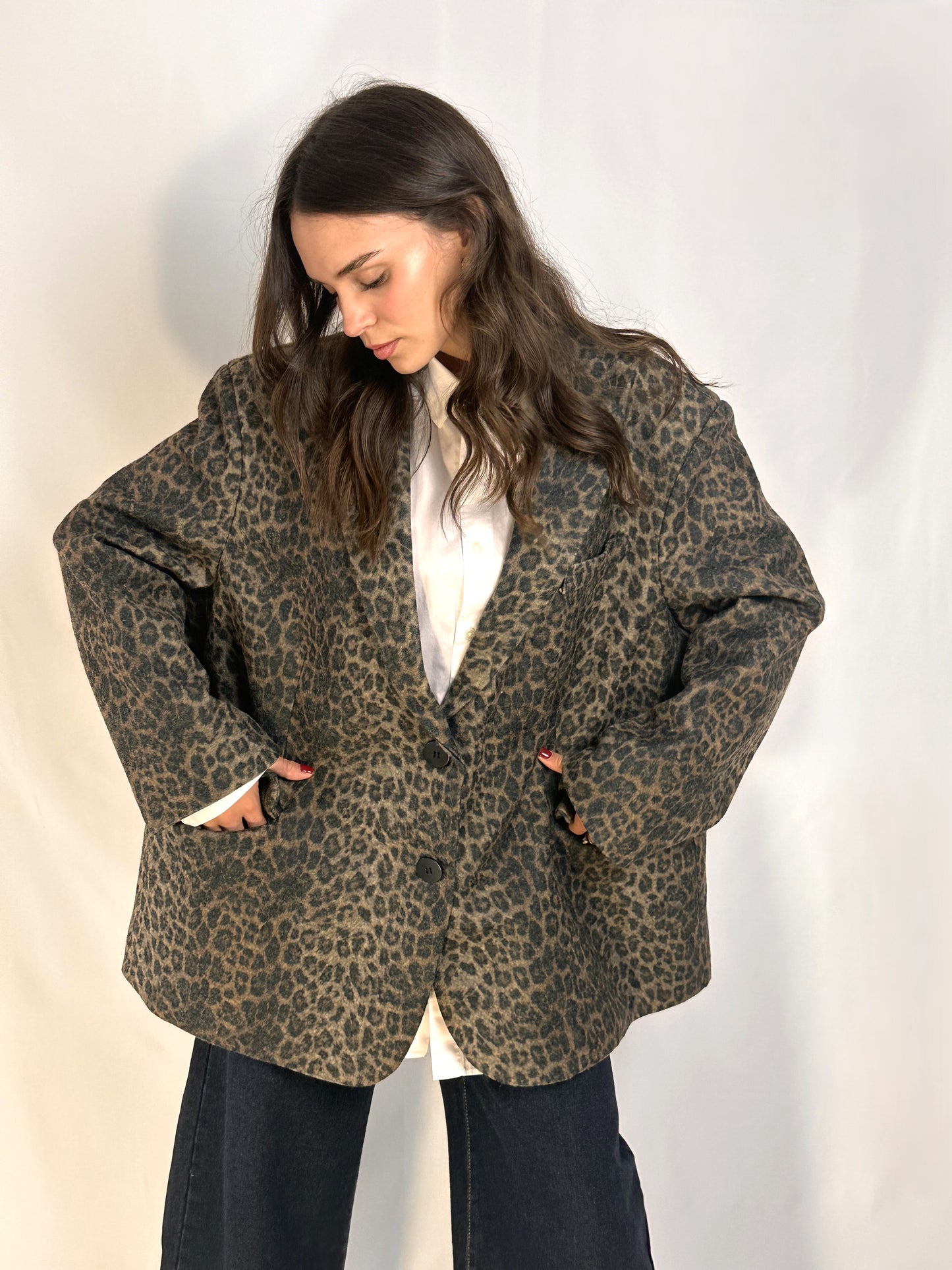 BLAZER LUMINA ANIMALIER✨CONSEGNA 24/48h✨