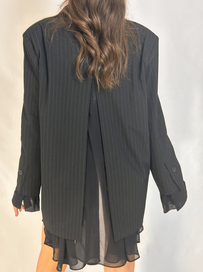 LUMINA BLAZER IN PINSTRIPED FABRIC✨24/48h DELIVERY✨