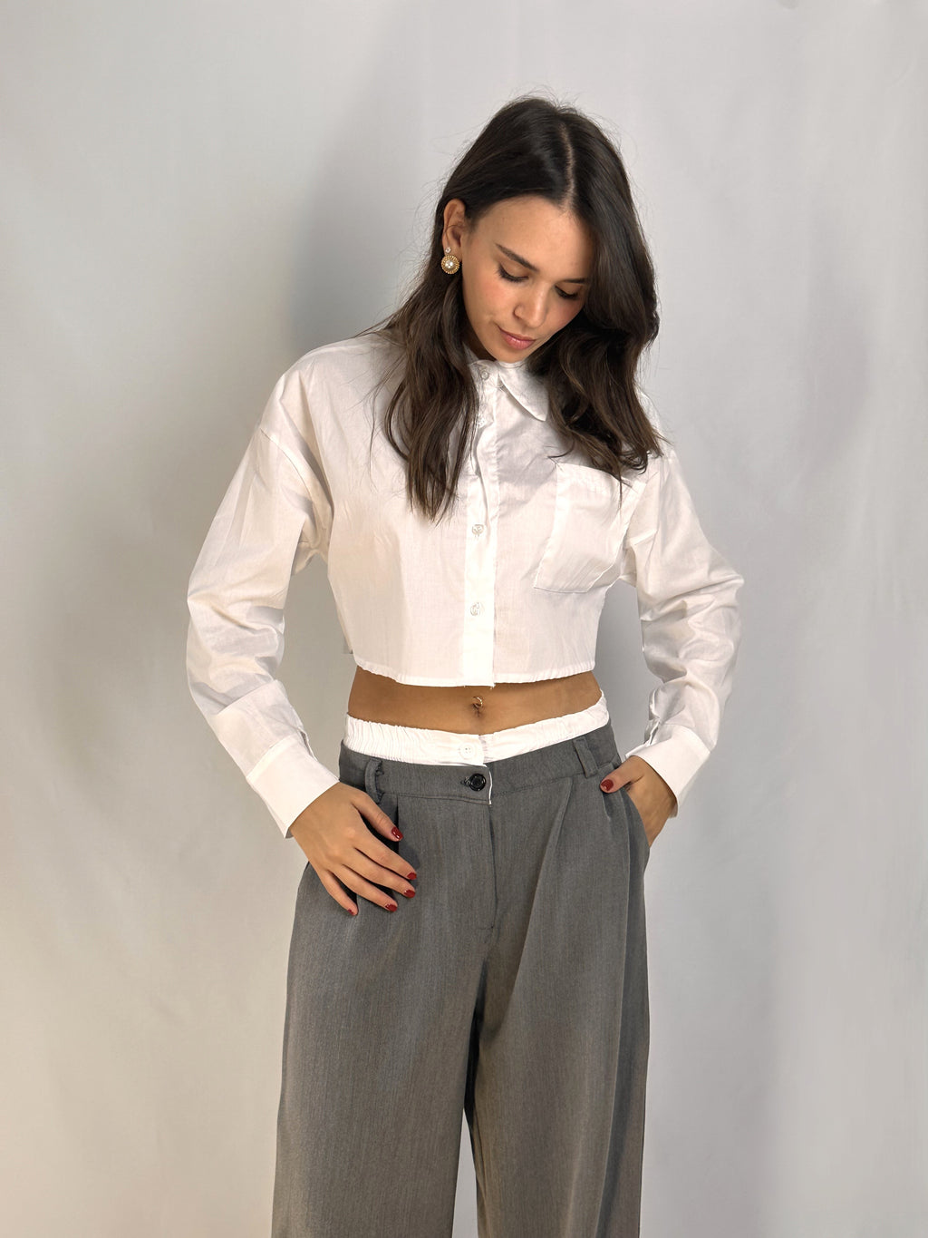 CROP SHIRT✨24/48h DELIVERY✨