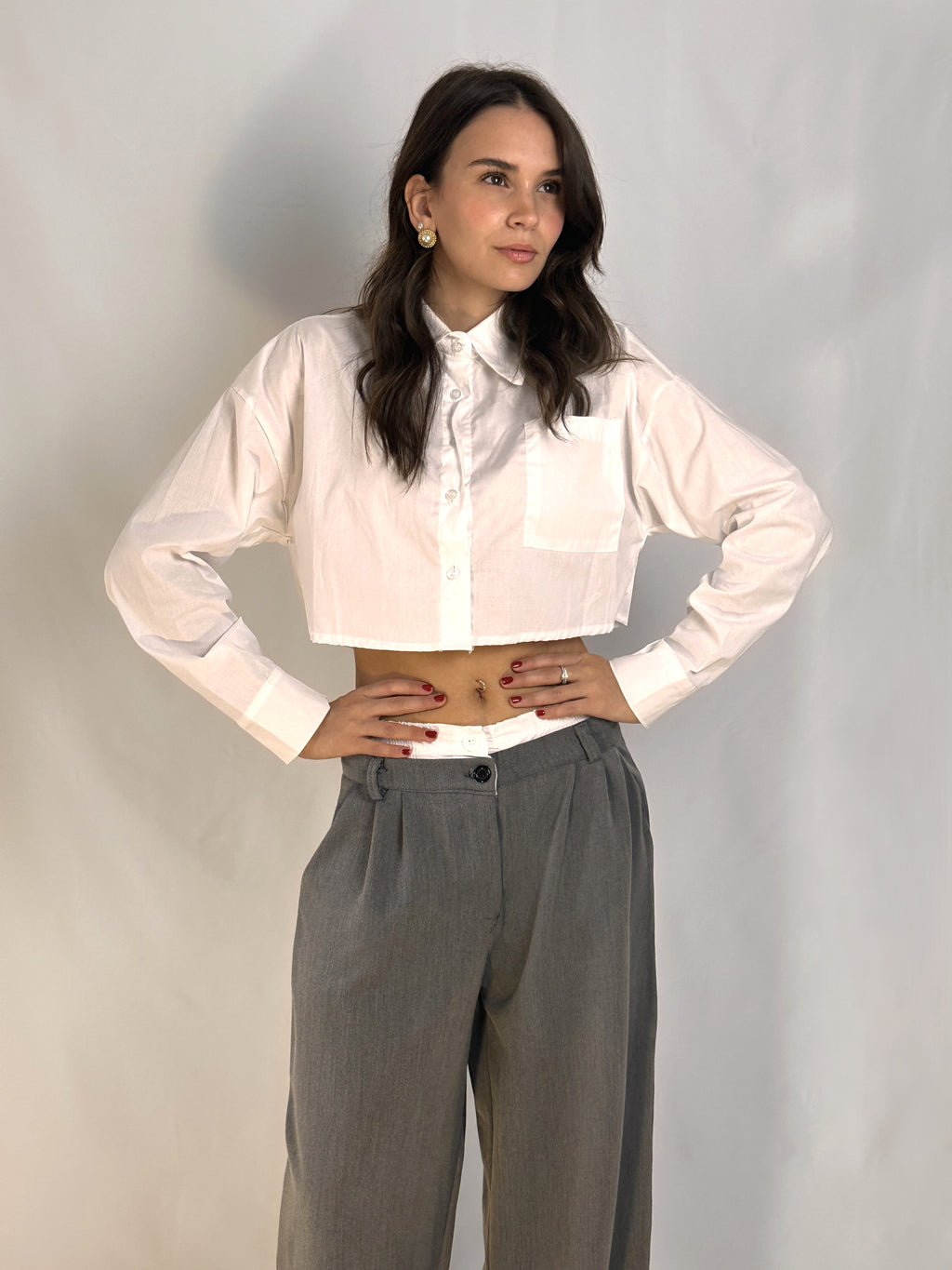 CROP SHIRT✨24/48h DELIVERY✨