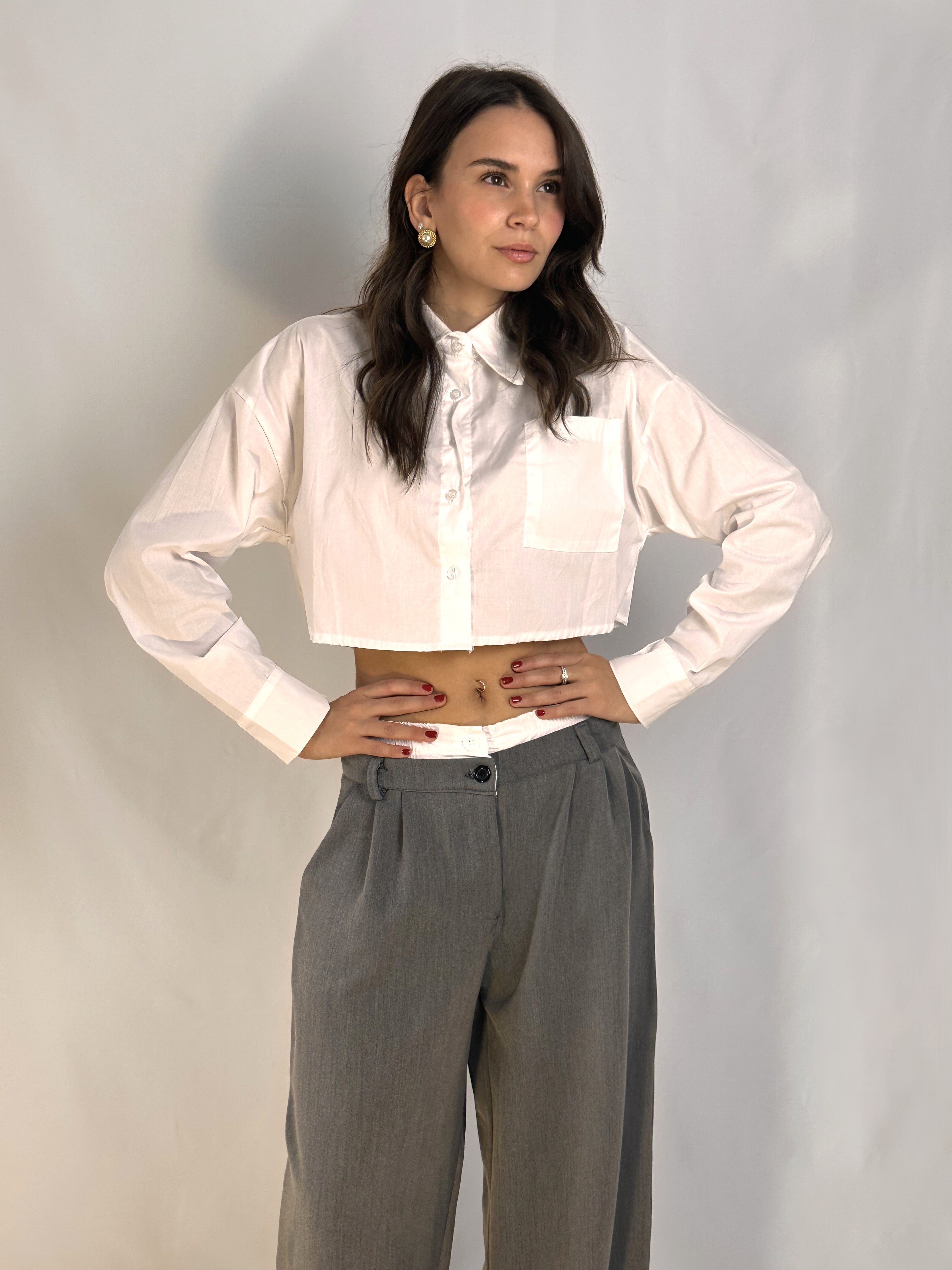 CROP SHIRT✨24/48h DELIVERY✨