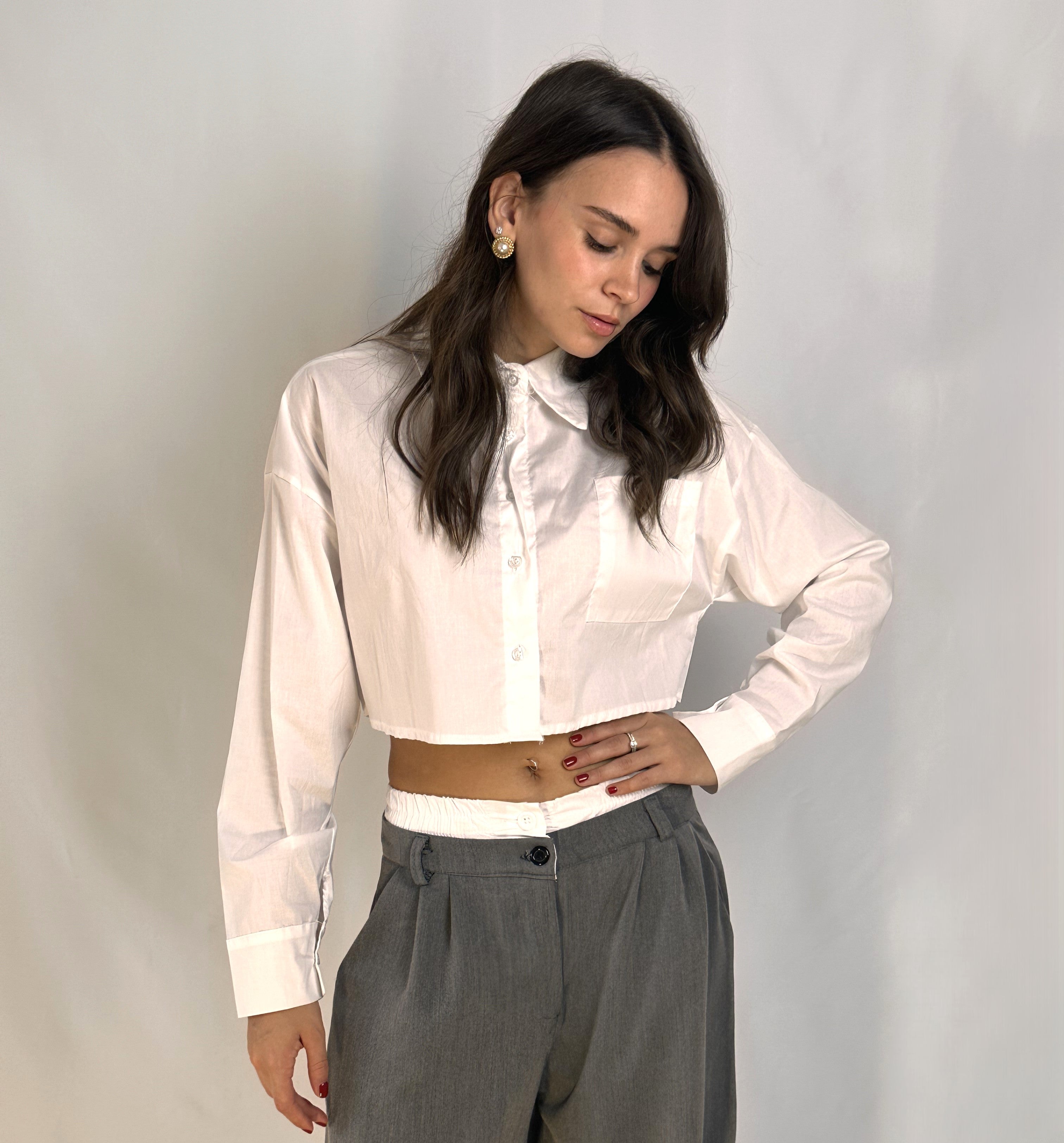 CROP SHIRT✨24/48h DELIVERY✨