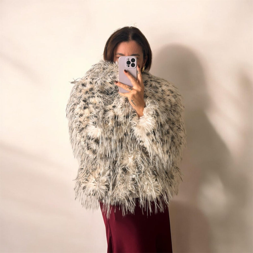 SPOTTED ECO-FUR✨24/48h DELIVERY✨