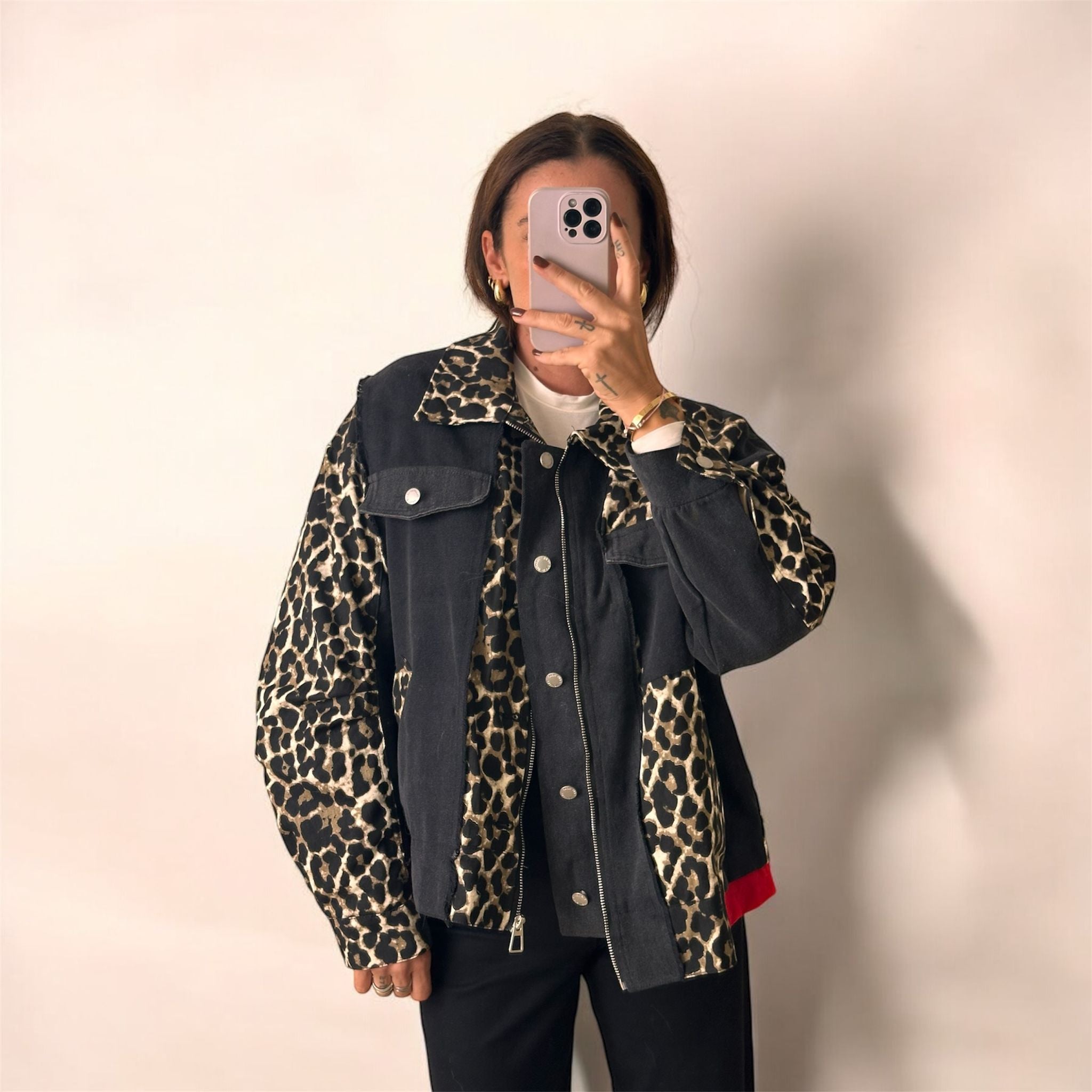 DENIM JACKET WITH PRINT✨DELIVERY 24/48h✨