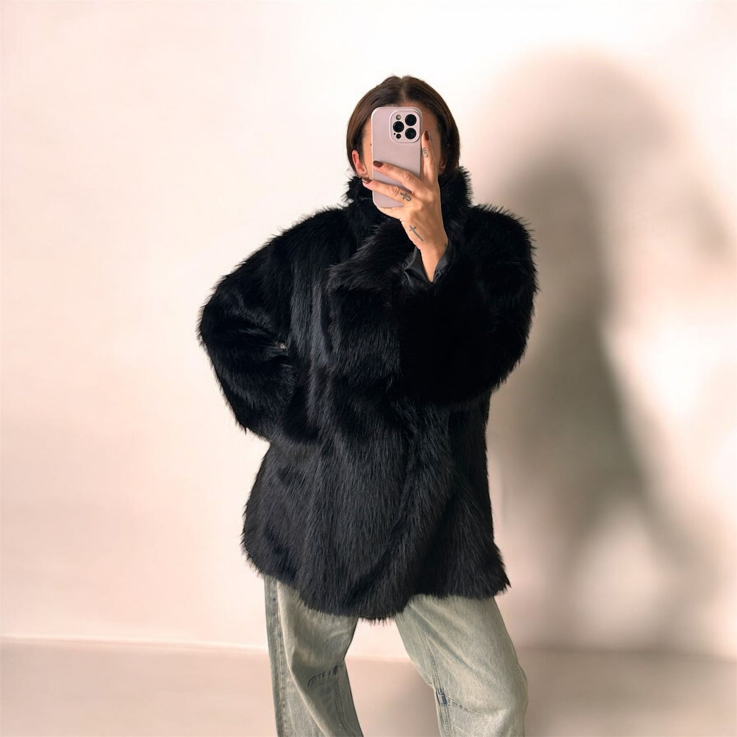 ECO-FUR JACKET✨DELIVERY 24/48h✨