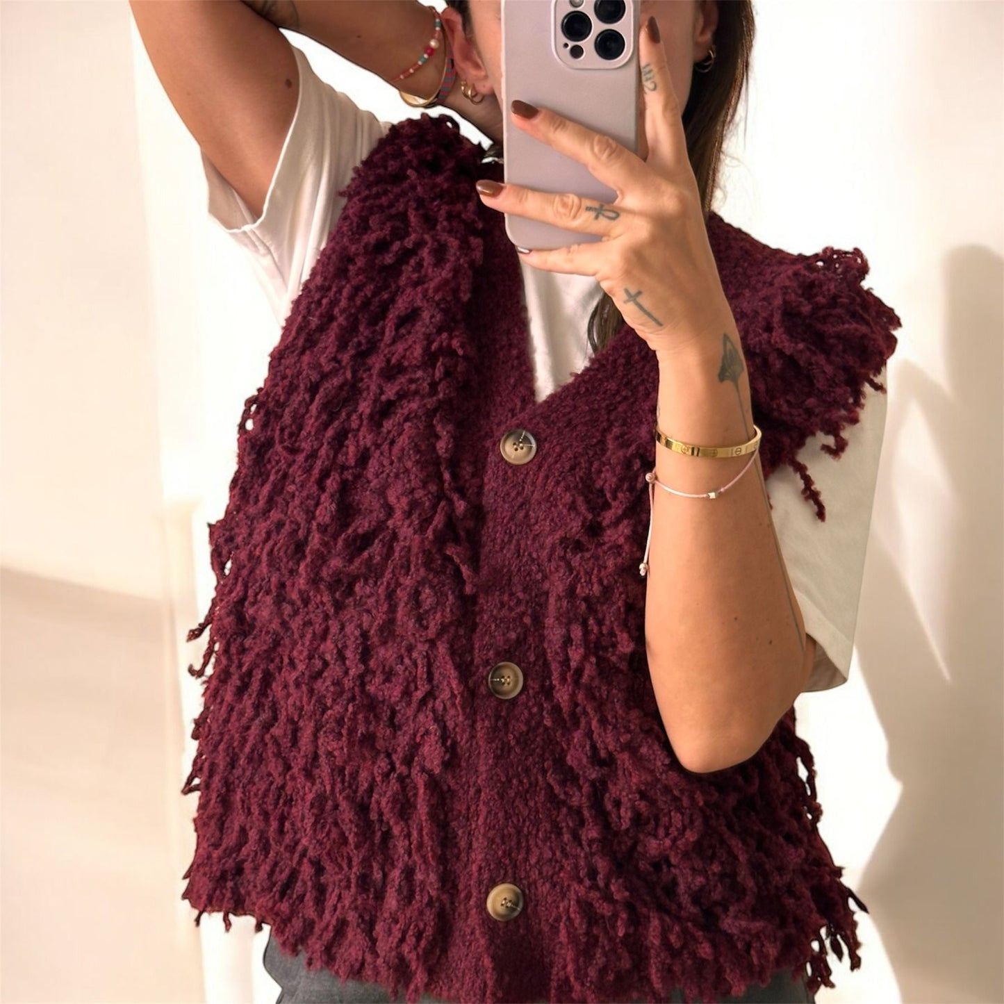 KNITTED VEST✨DELIVERY 24/48h✨