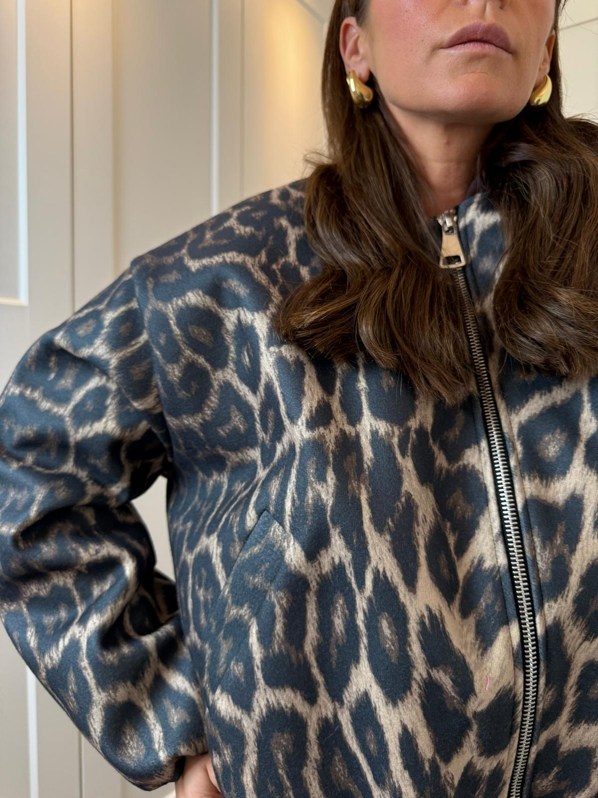 BOMBER ANIMALIER LUMINA