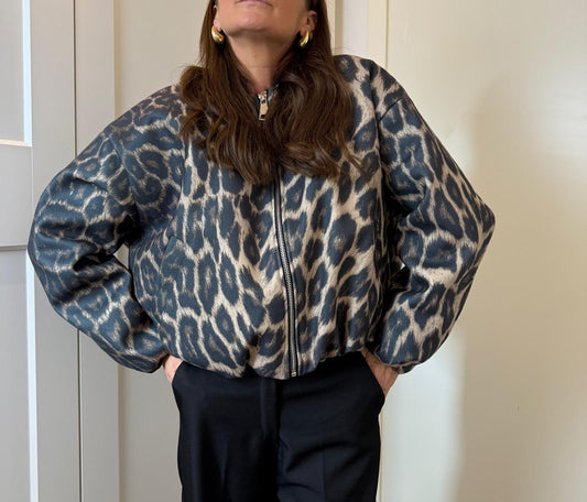 BOMBER ANIMALIER LUMINA