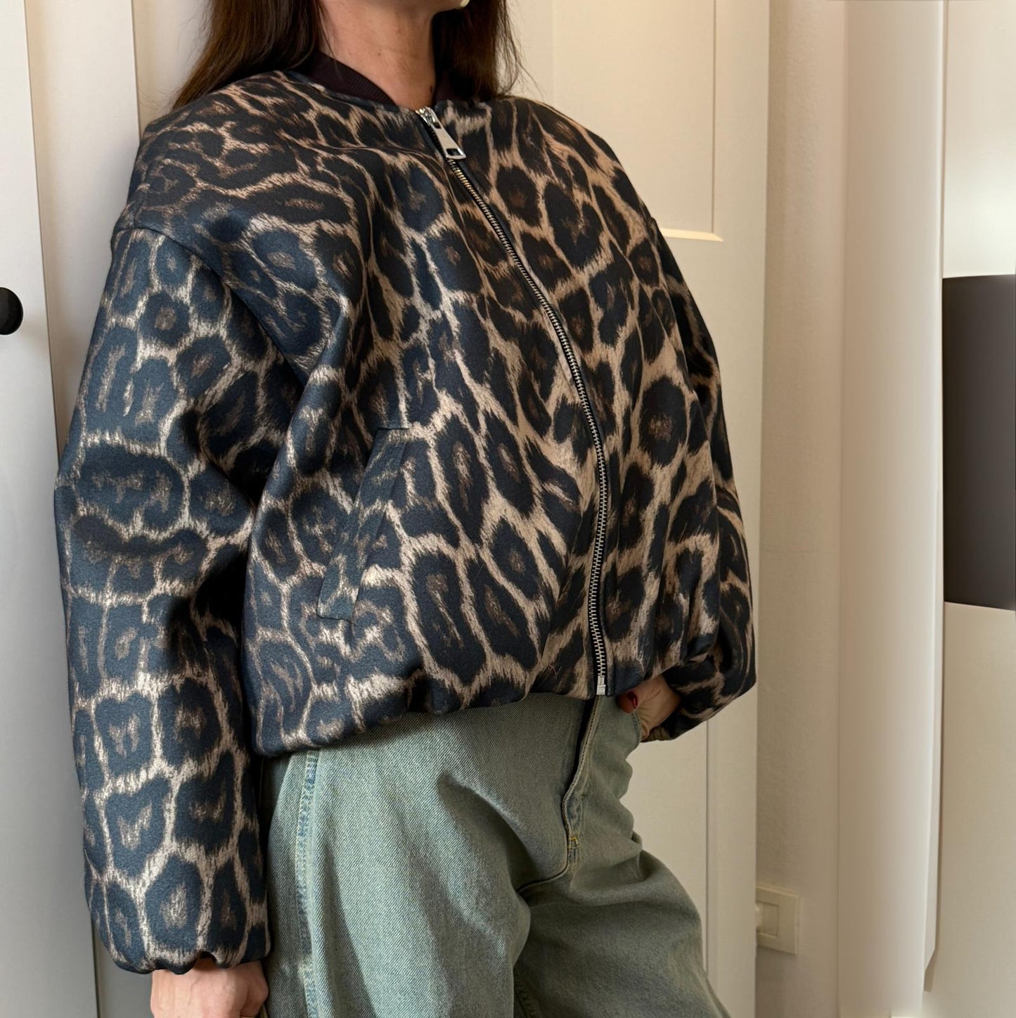 BOMBER ANIMALIER LUMINA