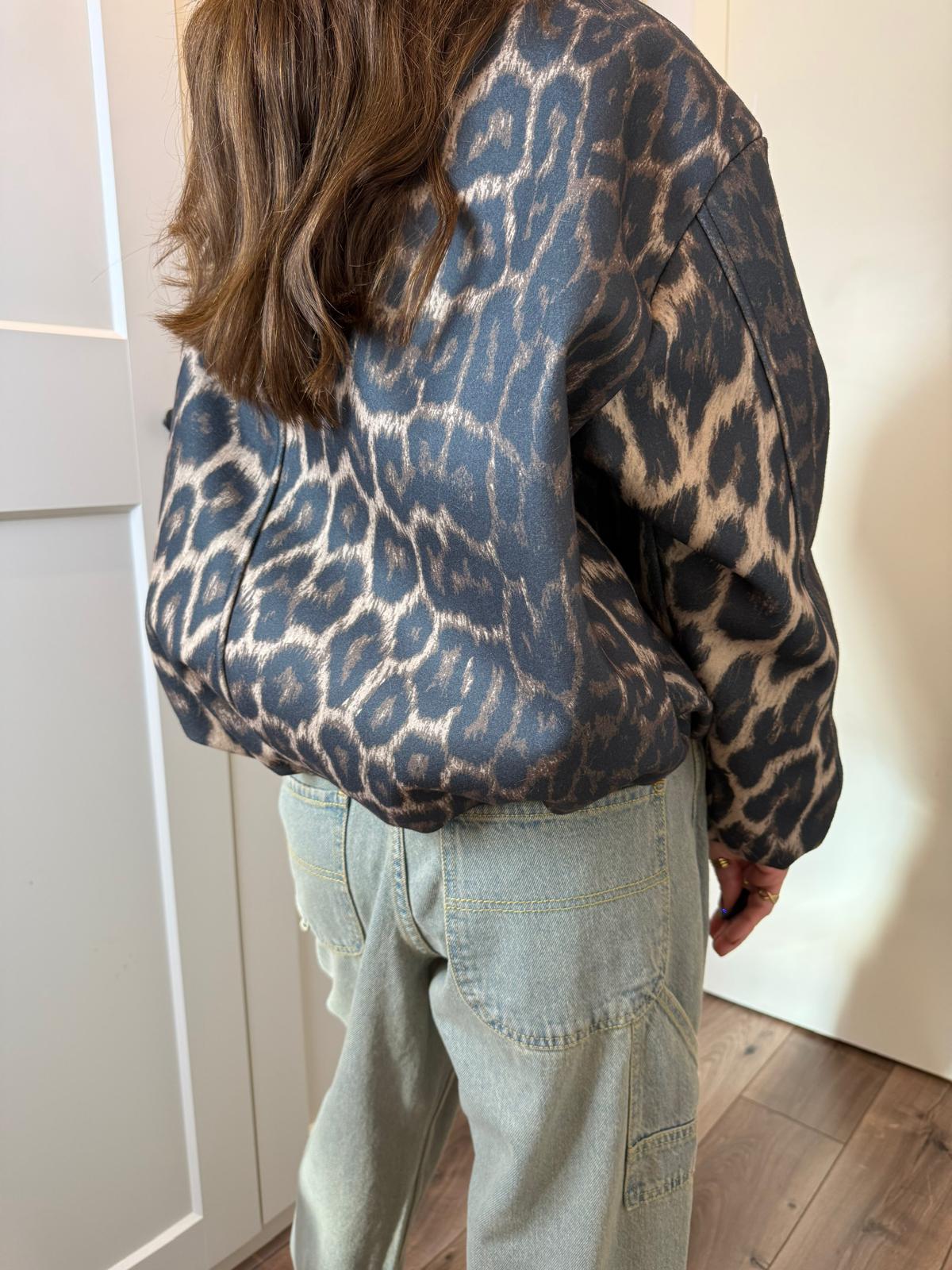 BOMBER ANIMALIER LUMINA