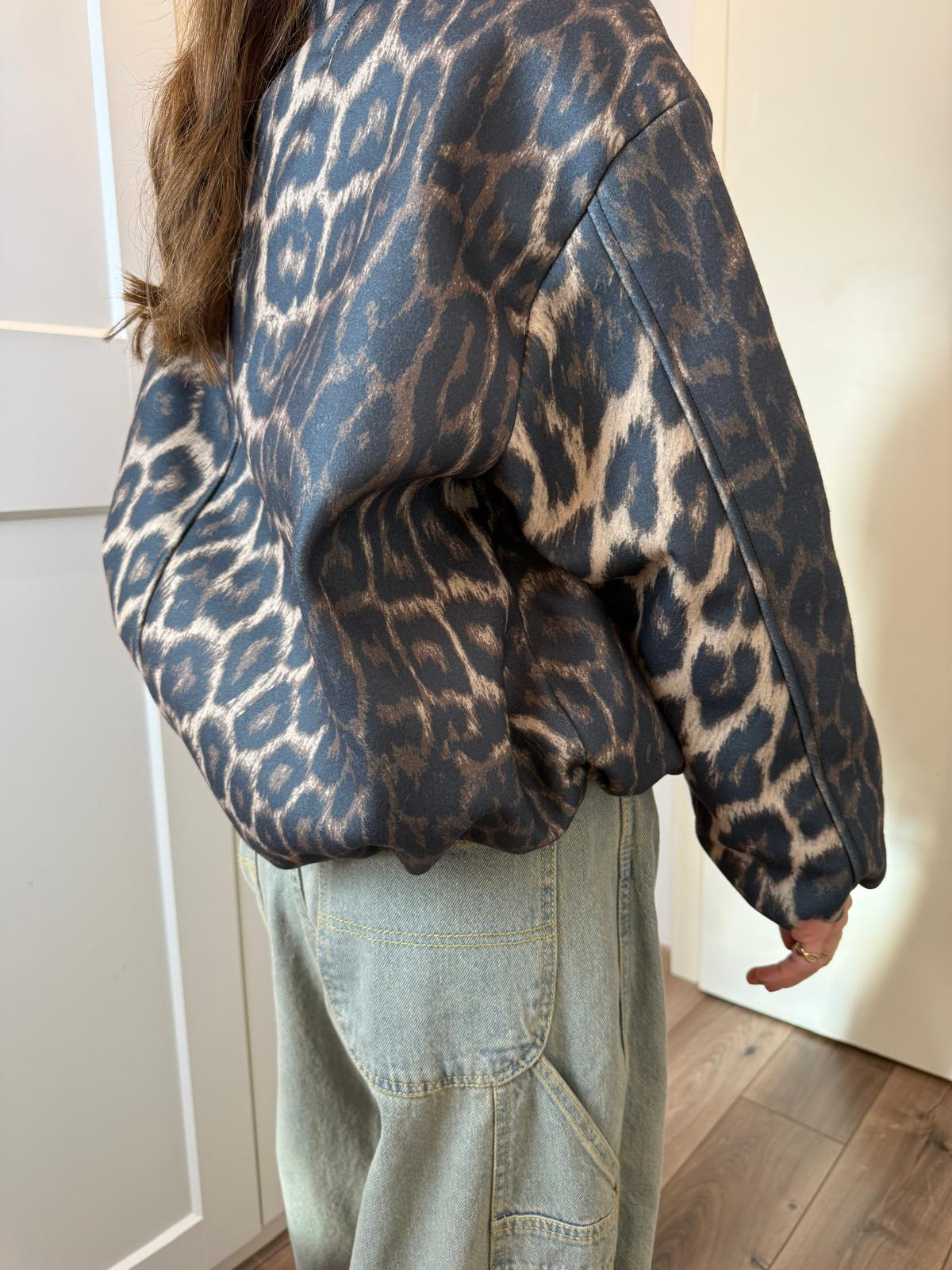 BOMBER ANIMALIER LUMINA