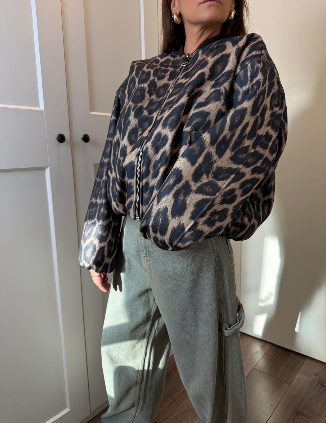 BOMBER ANIMALIER LUMINA