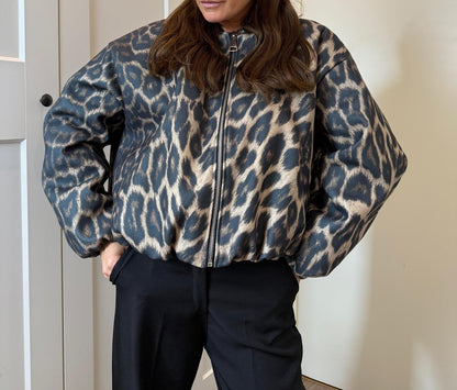 BOMBER ANIMALIER LUMINA