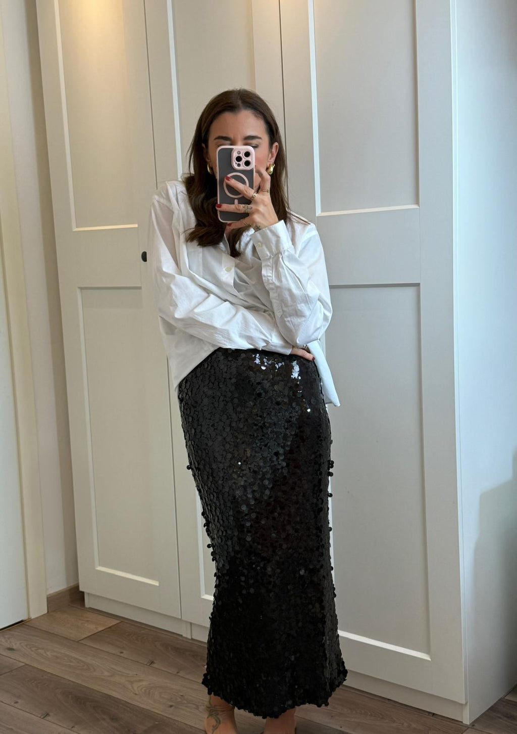 GONNA LUNGA CON PAILLETTES