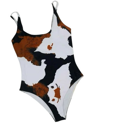 COSTUME INTERO STAMPA MUCCA