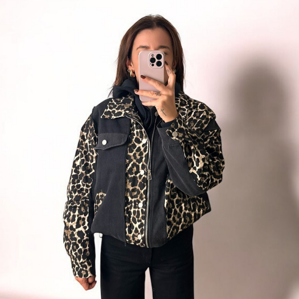 DENIM JACKET WITH PRINT✨DELIVERY 24/48h✨