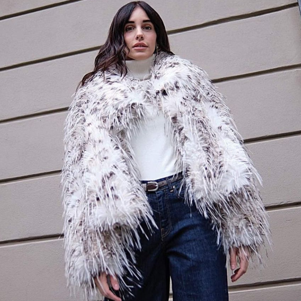 SPOTTED ECO-FUR✨24/48h DELIVERY✨