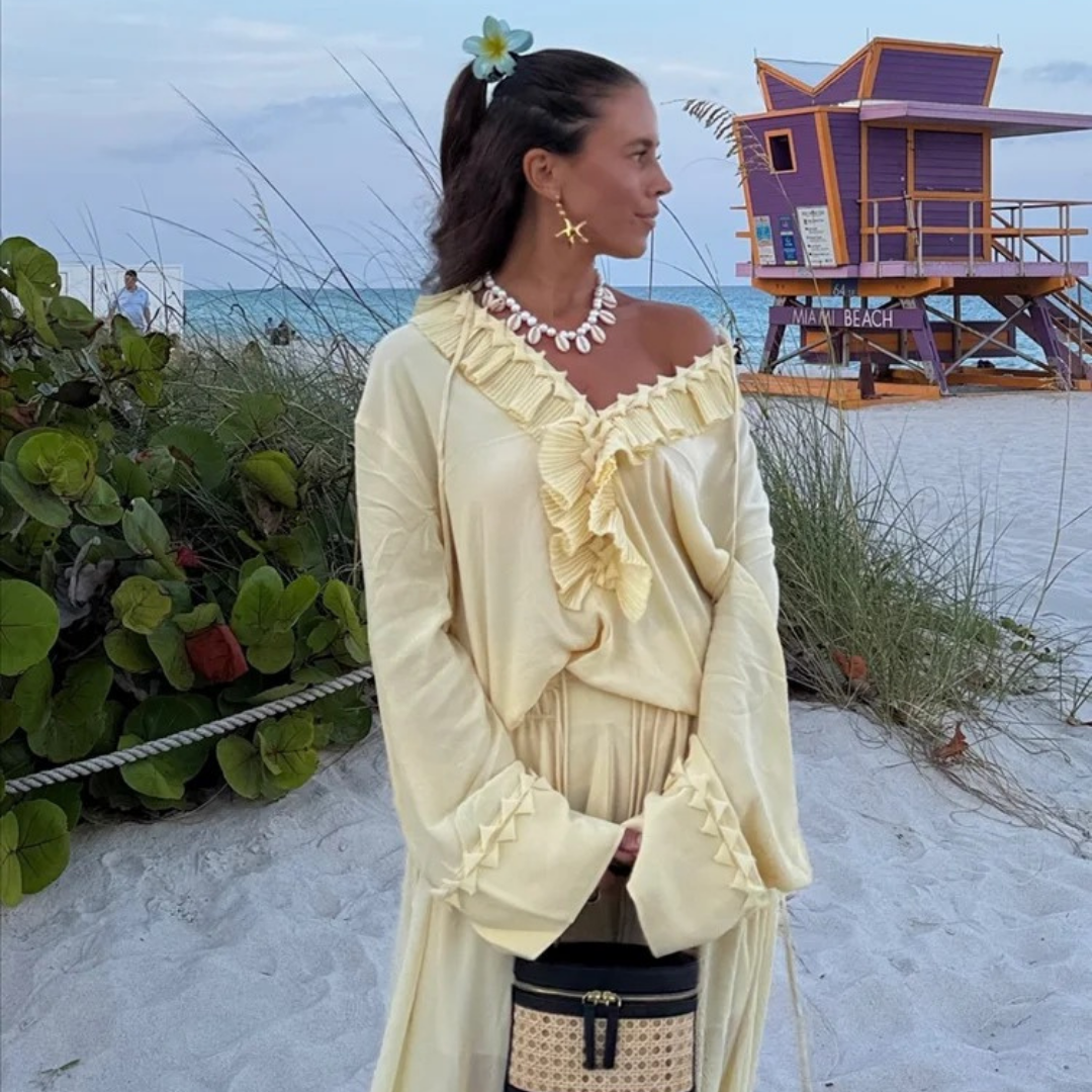 CAMICIA CON MOTIVO PLISSE'