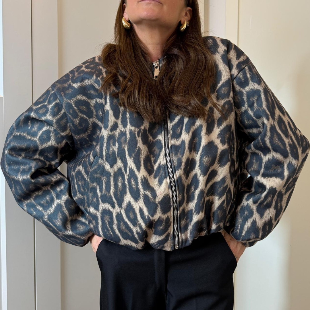 BOMBER ANIMALIER LUMINA