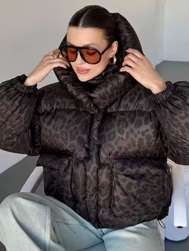 PIUMINO CORTO ANIMALIER