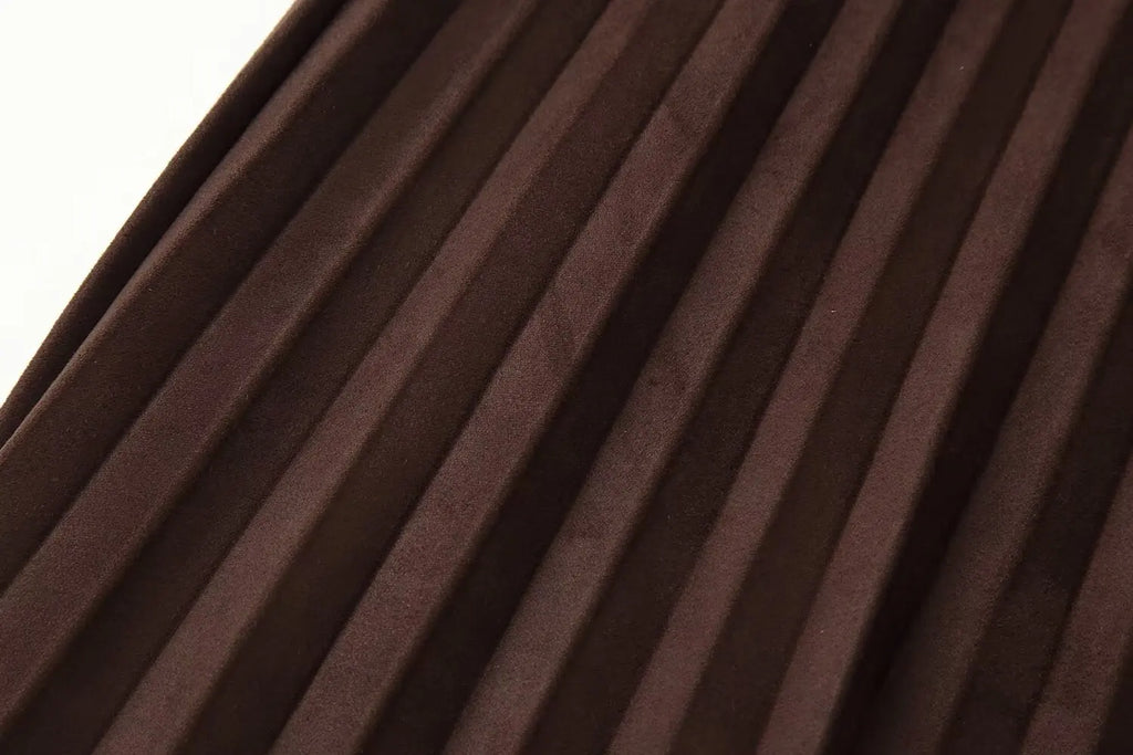 GONNA PLISSE' SCAMOSCIATA