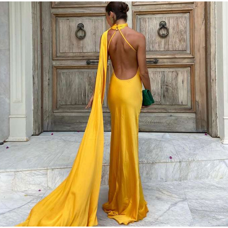 VESTITO LUNGO SATINATO
