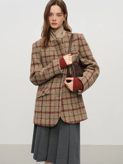 BLAZER COAT IN LANA