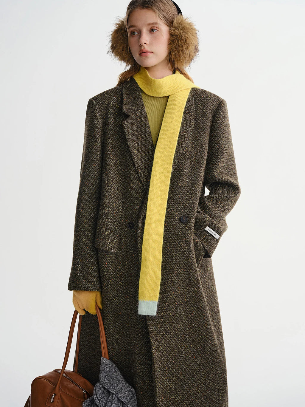 CAPPOTTO LUNGO IN TWEED