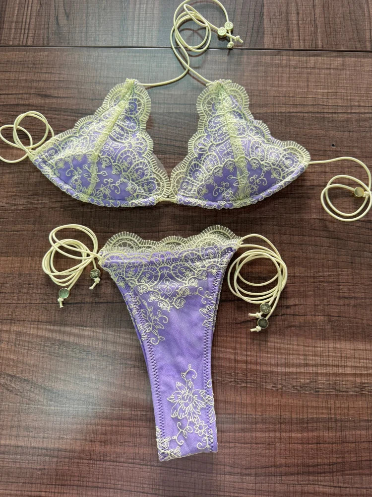 BIKINI RICAMO PAISLEY