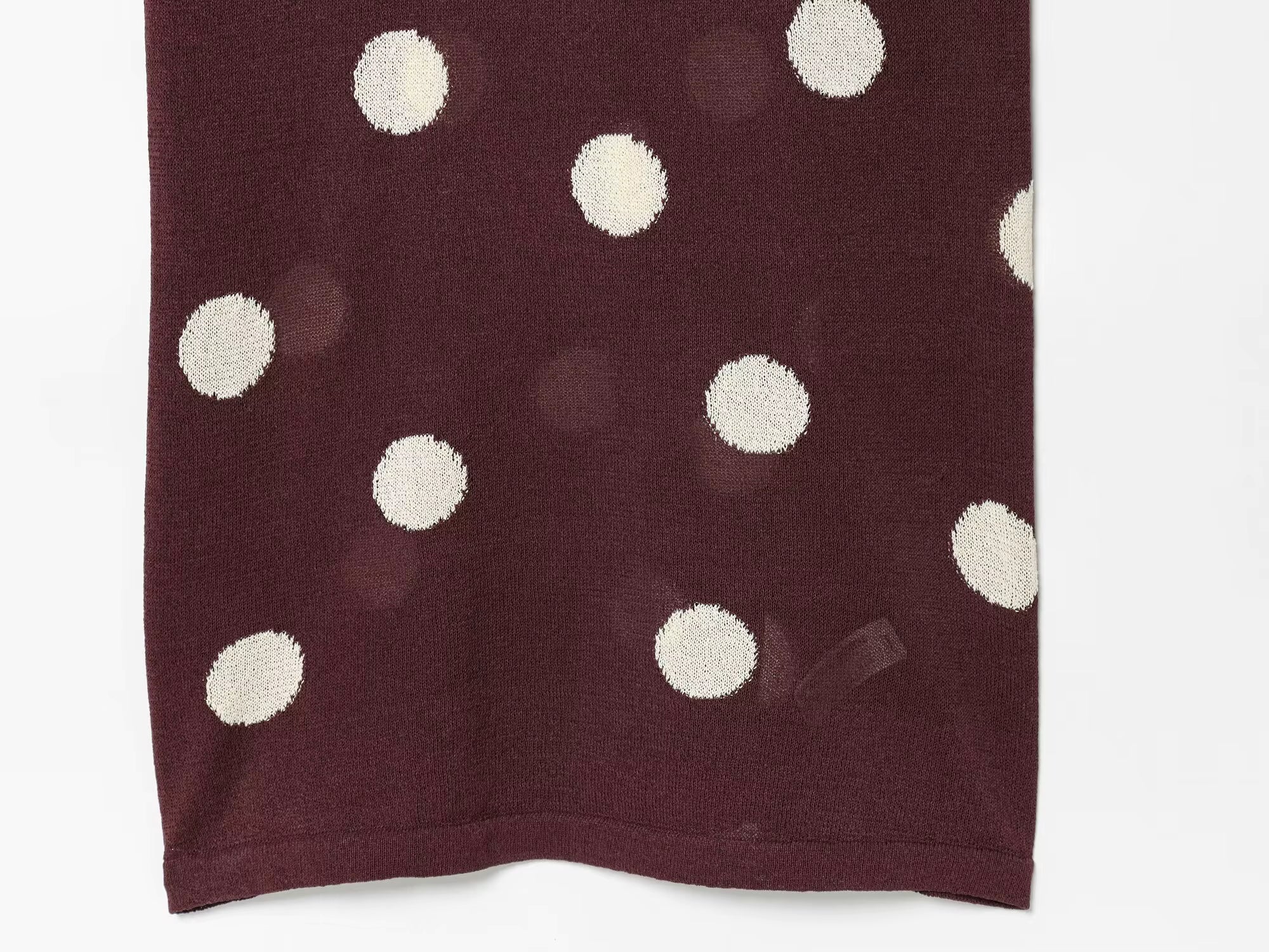 VESTITO IN MAGLIA A POIS