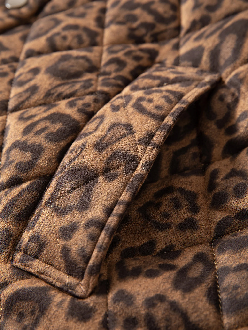 GIACCA TRAPUNTATA ANIMALIER