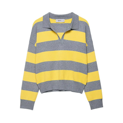 POLO MANICHE LUNGHE A RIGHE
