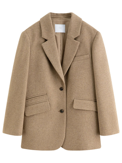 BLAZER COAT IN LANA