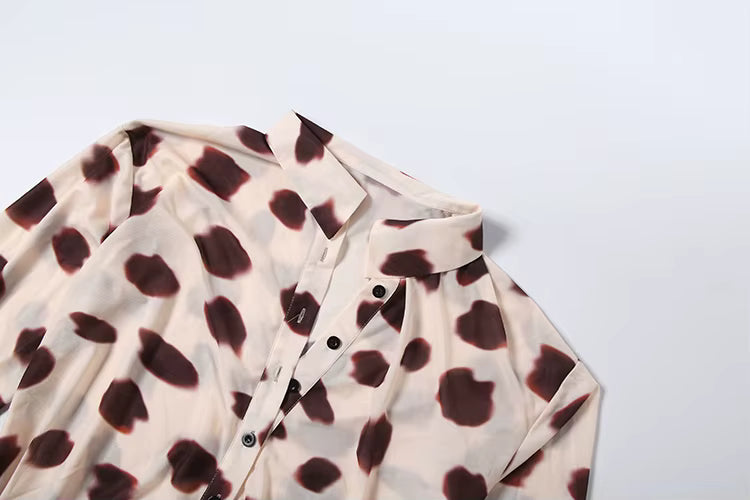 VESTITO CAMICIA CON GONNA PAREO