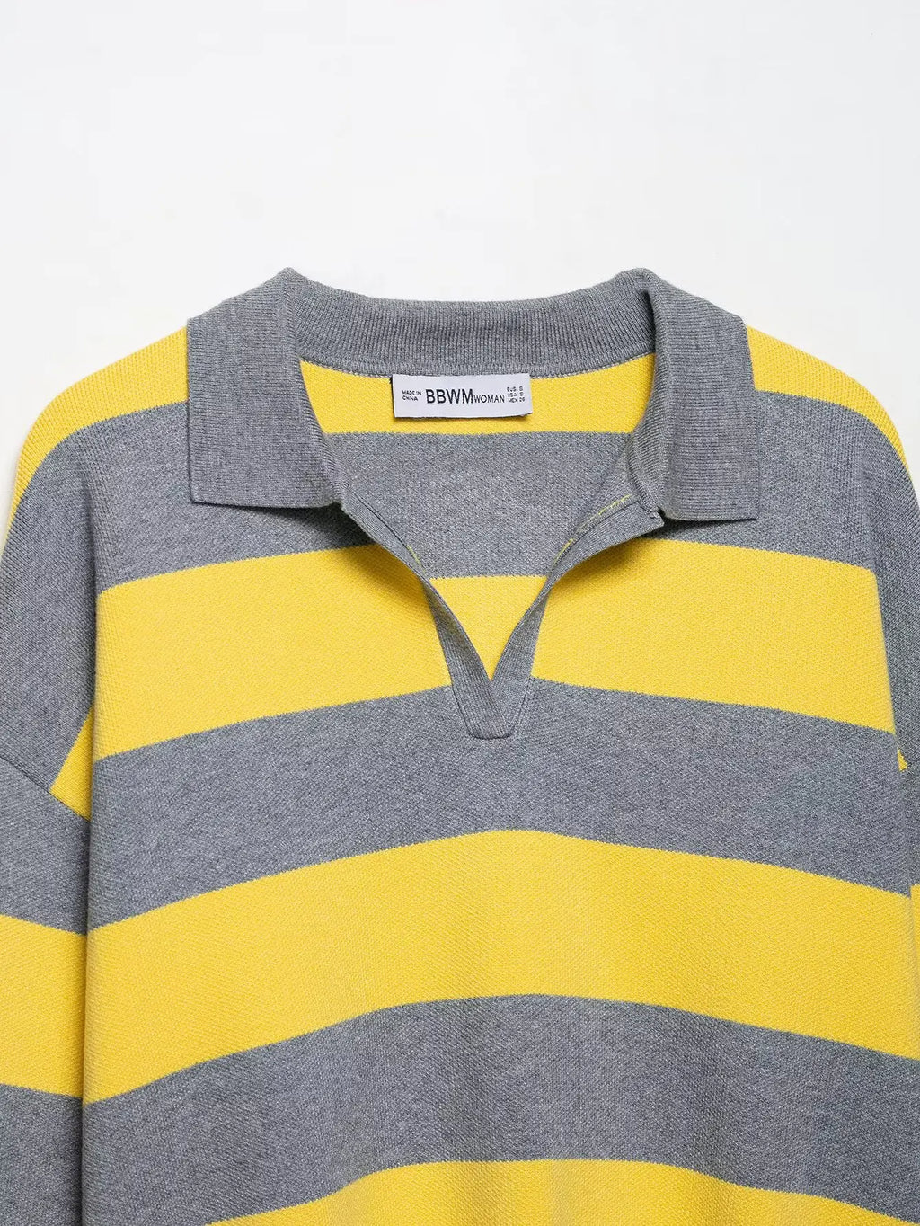 POLO MANICHE LUNGHE A RIGHE