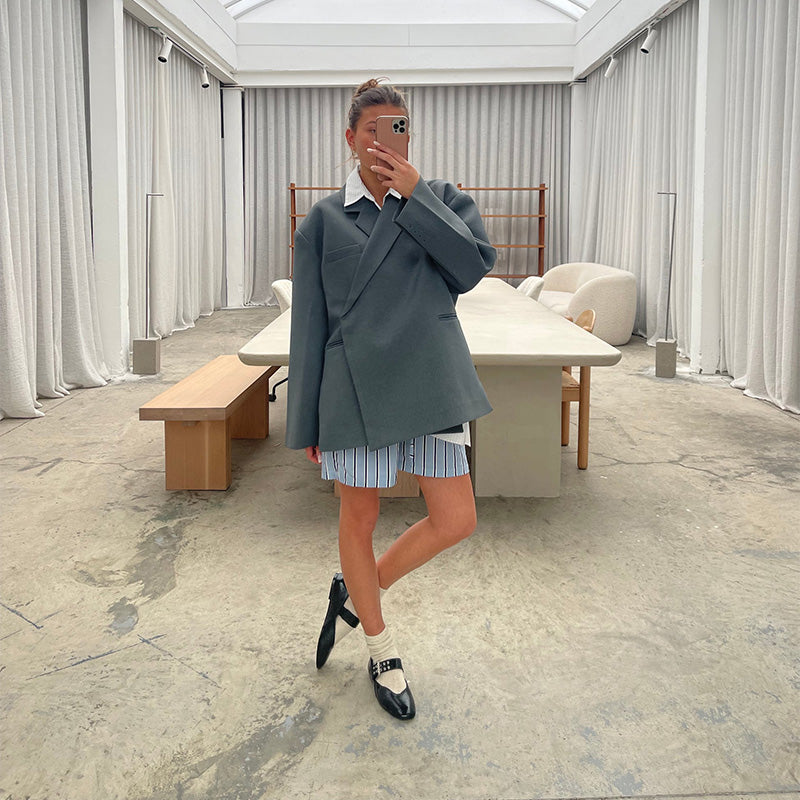 BLAZER OVER ASIMMETRICO