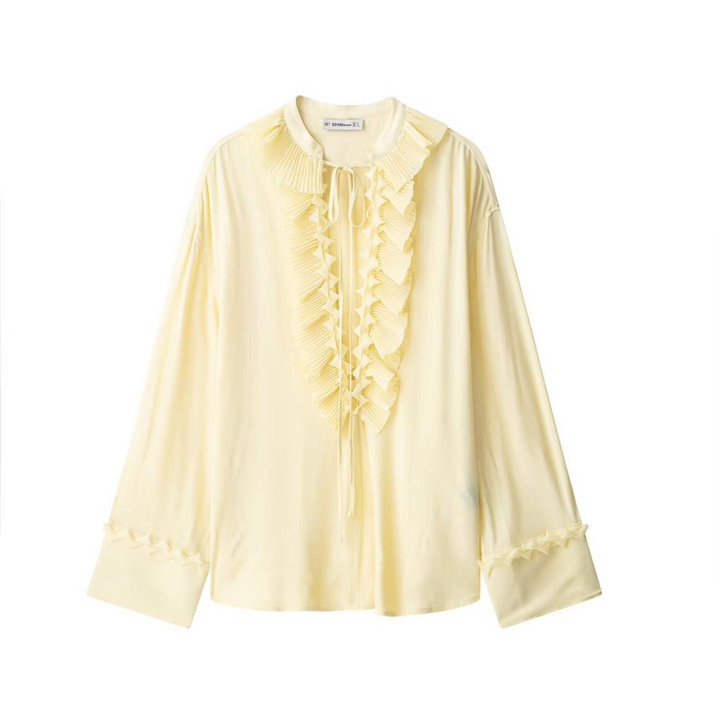 CAMICIA CON MOTIVO PLISSE'