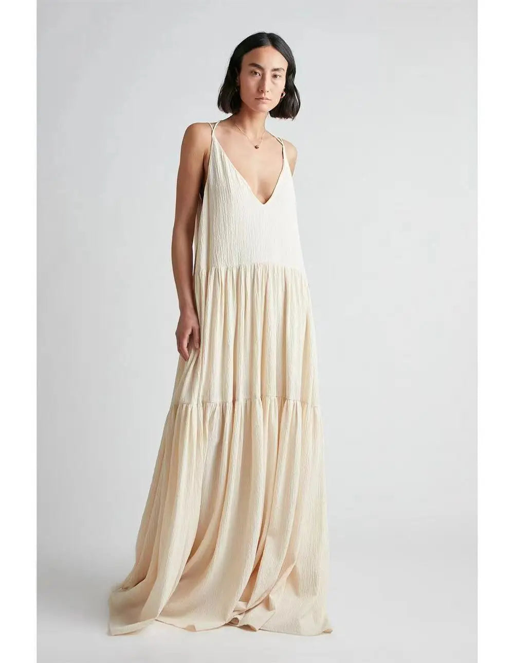 VESTITO AMPIO A BALZE