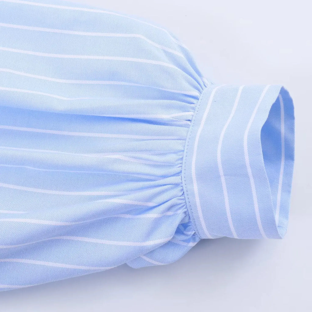 CAMICIA A RIGHE MANICHE BALLOON