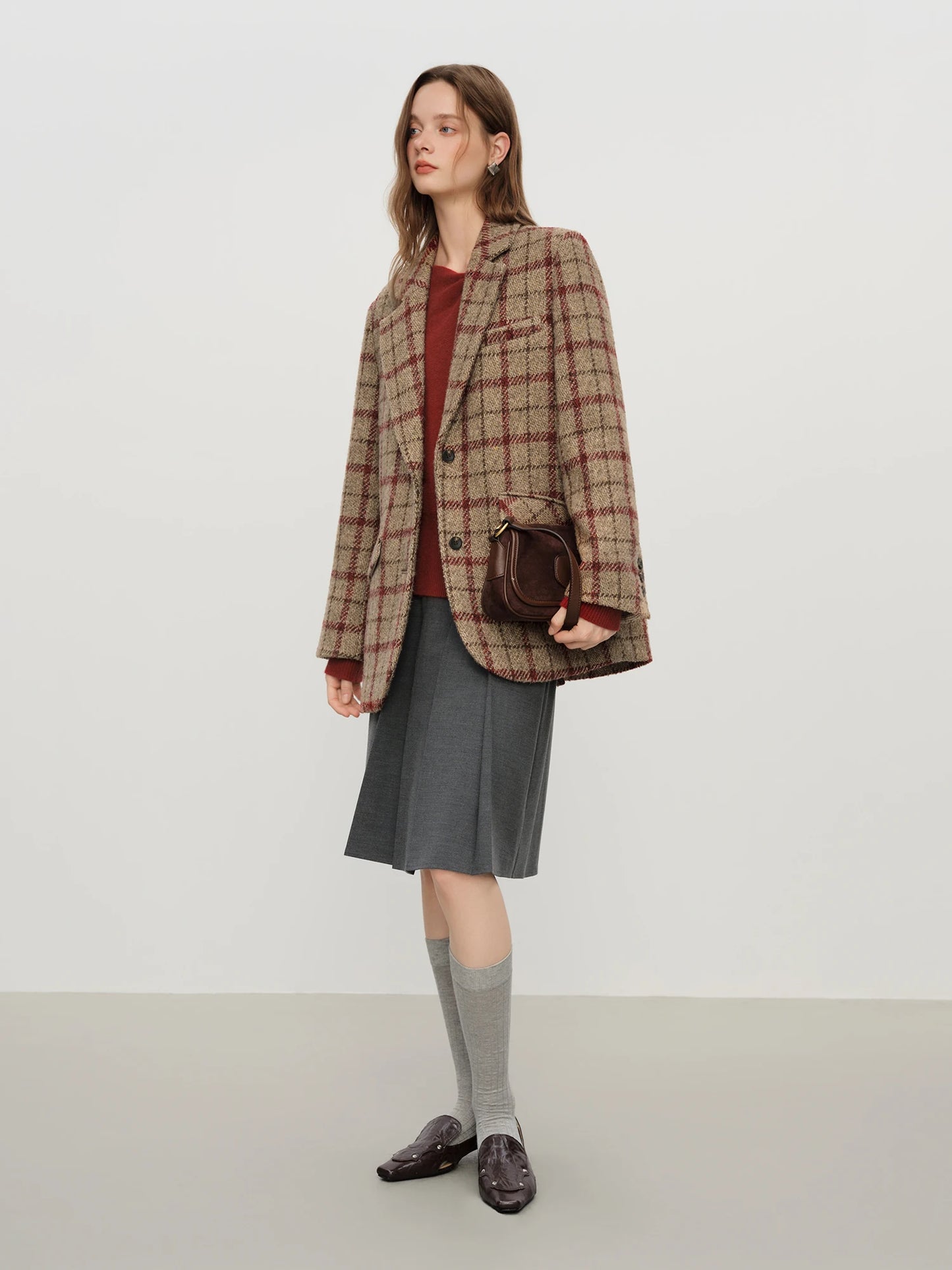 BLAZER COAT IN LANA