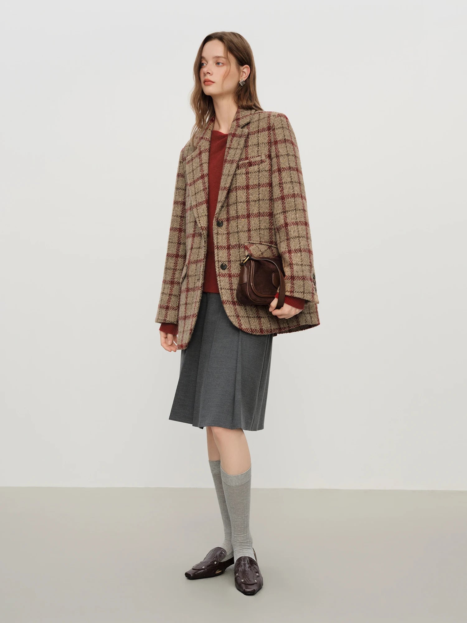 BLAZER COAT IN LANA
