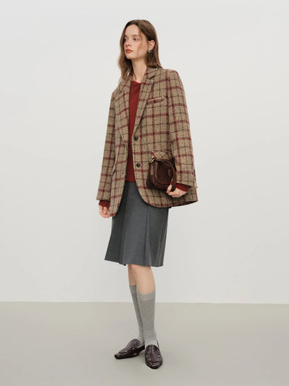 BLAZER COAT IN LANA