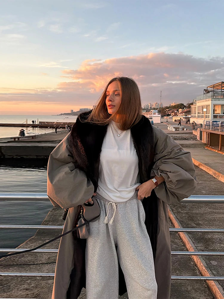 IMPERMEABILE CON INTERNO IN PELLICCIA